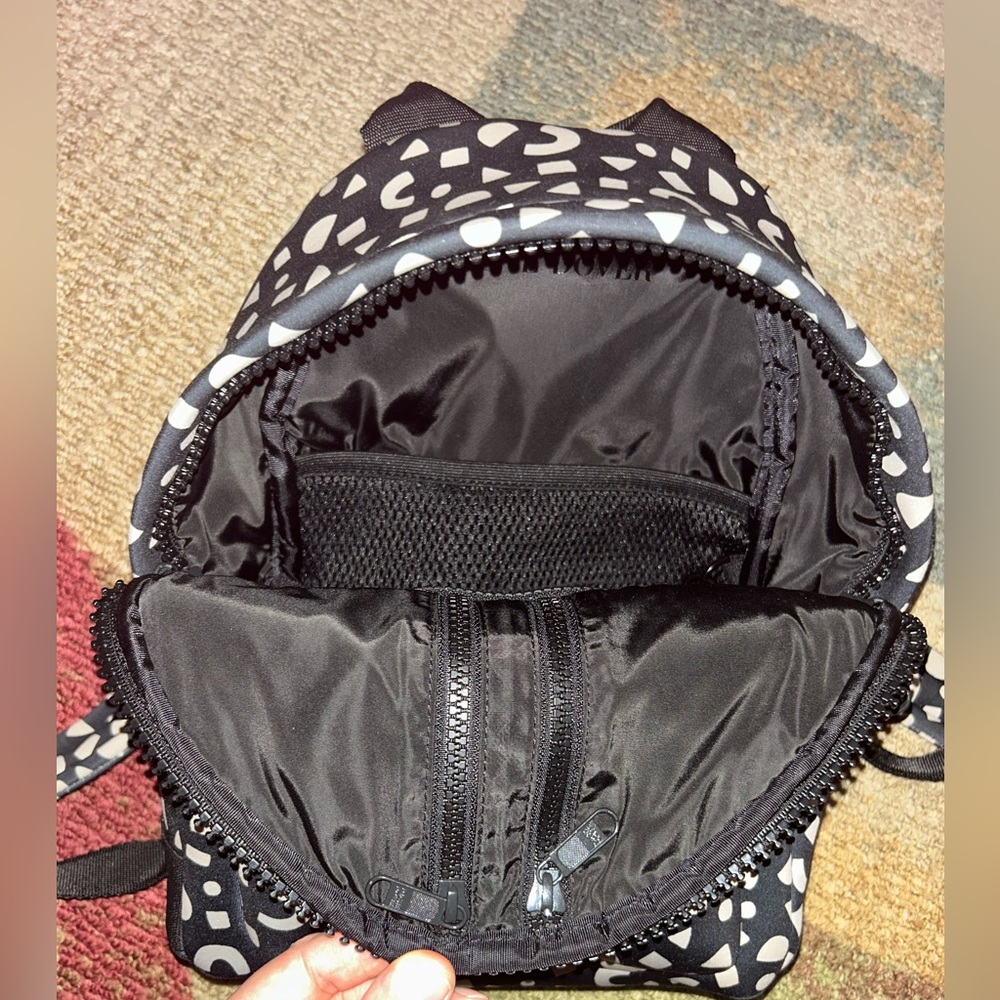 Dagne Dover Black and Beige Mini Back Pack - Picture 8 of 10